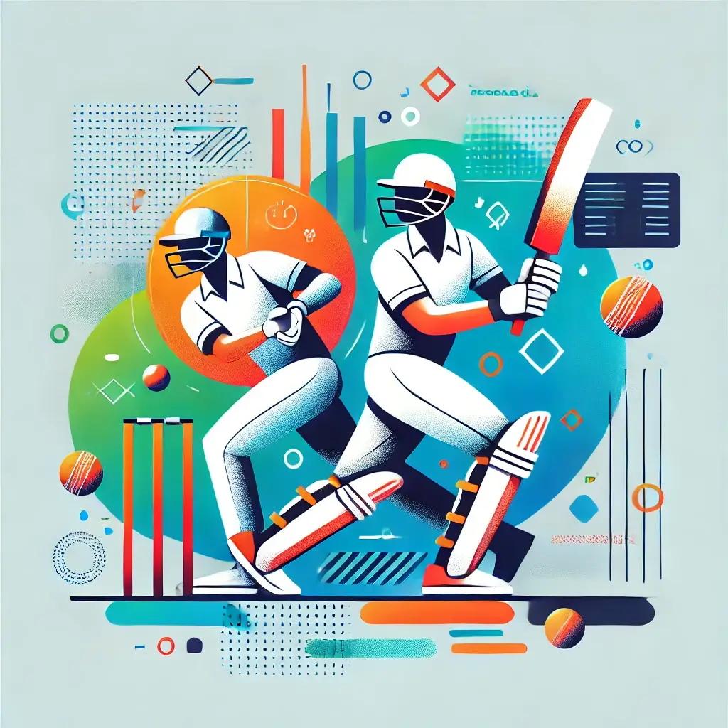 Fantasy Cricket Illustration